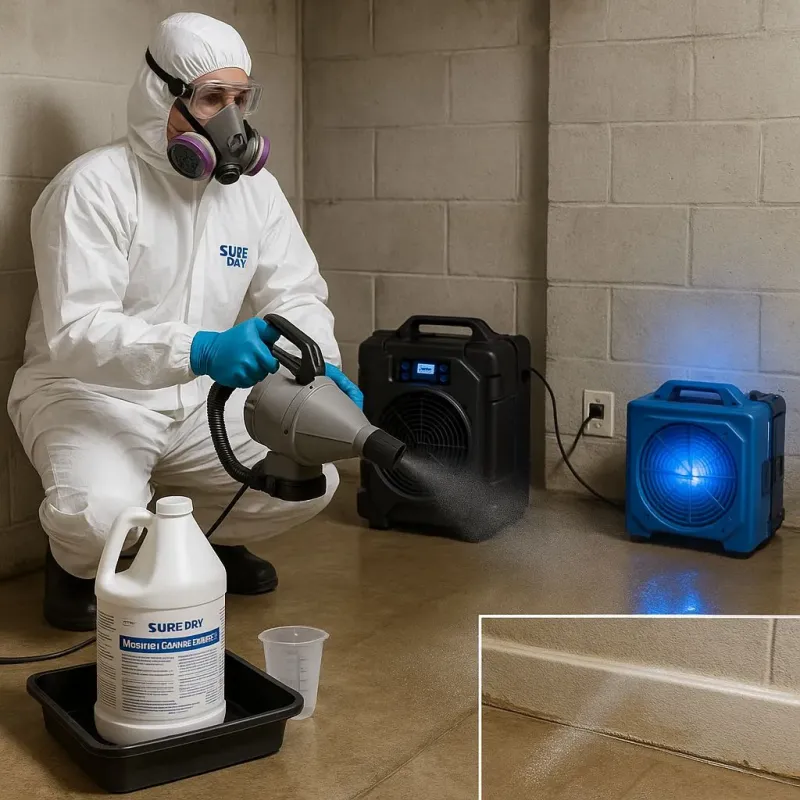 Sanitization and Odor Removal process in Lyons, NY