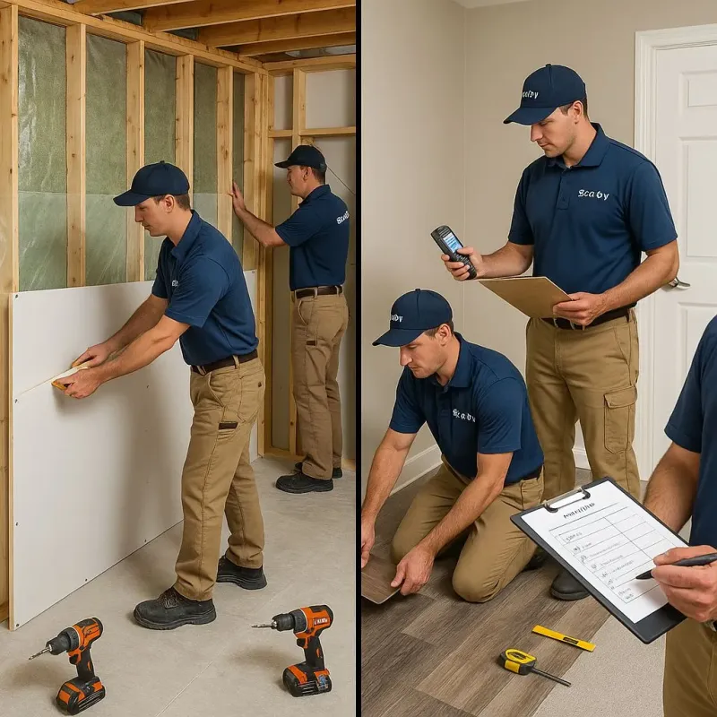 Repairs and Reconstruction process in Lyons, NY